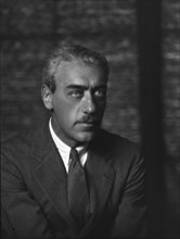 Stiller, Mauritz, Mr., portrait photograph, 1927 Creator: Arnold Genthe.