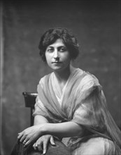 Magre, Mrs., portrait photograph, 1919 Creator: Arnold Genthe.