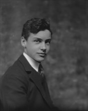 Burden, James A., Jr., Mr., portrait photograph, 1914 Mar. 31. Creator: Arnold Genthe.