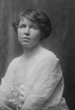 Burk, A.N., Miss, portrait photograph, 1912 or 1913. Creator: Arnold Genthe.
