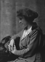 Drum, John S., Mrs., portrait photograph, 1913. Creator: Arnold Genthe.