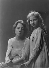 Freeman, Helen, Miss, and Miss Emerson, portrait photograph, 1919 June 21. Creator: Arnold Genthe.