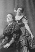 Rodriguez, Madame, and Mlle. Mignon, portrait photograph, 1915 June 26. Creator: Arnold Genthe.