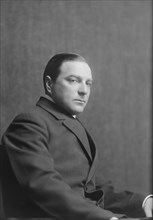 Unidentified man, possibly Mr. Jacques Greenberg, portrait photograph, (1917?). Creator: Arnold Genthe.
