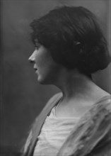 Werner, Charlotte F., portrait photograph, 1914 Jan. Creator: Arnold Genthe.