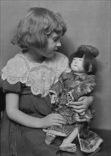 Cuthbert, Salanne, daughter of Mrs. Cuthbert (Mrs. Wentworth), portrait photograph, 1912 Nov. 16. Creator: Arnold Genthe.