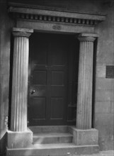 Door of 616 Orleans Alley, New Orleans, between 1920 and 1926. Creator: Arnold Genthe.
