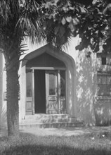 Entrance to an unidentified building, New Orleans or Charleston, South Carolina, c1920-c1926. Creator: Arnold Genthe.
