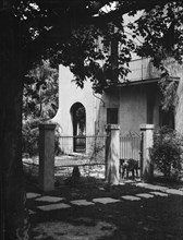 Two-story house, New Orleans or Charleston, South Carolina, between 1920 and 1926. Creator: Arnold Genthe.