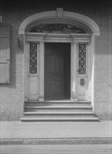 Entrance of the Hermann-Grima House, 820 St. Louis Street, New Orleans, between 1920 and 1926. Creator: Arnold Genthe.