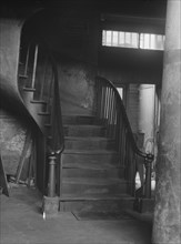 Spiral stairway, New Orleans or Charleston, South Carolina, between 1920 and 1926. Creator: Arnold Genthe.