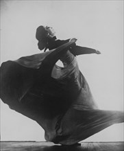 Unidentified woman dancing, between 1896 and 1942. Creator: Arnold Genthe.