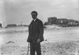 Arnold Genthe in Long Beach, New York, between 1911 and 1942. Creator: Arnold Genthe.