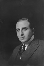 Mr. Baer, portrait photograph, 1919 Feb. 19. Creator: Arnold Genthe.