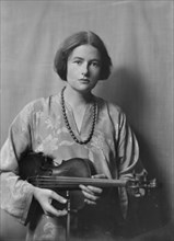 Miss Rebecca Clark, portrait photograph, 1917 Nov. 29. Creator: Arnold Genthe.
