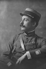 Commandant Crovoisier, portrait photograph, 1919 Feb. 3. Creator: Arnold Genthe.