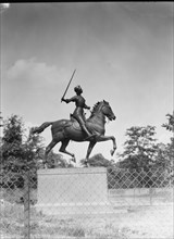 Joan of Arc - Equestrian statues in Washington, D.C., between 1922 and 1942. Creator: Arnold Genthe.