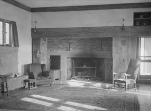 Residence of Thomas E. Martson, interiors, 1932. Creator: Arnold Genthe.