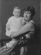 Mrs. Murphy and baby, portrait photograph, 1918 Apr. 30. Creator: Arnold Genthe.