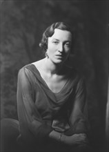 Miss Carol Paine, portrait photograph, 1933 Apr. 28. Creator: Arnold Genthe.