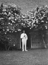 Professor Robert Wood, standing outdoors, 1932. Creator: Arnold Genthe.