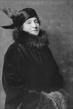 Melba, Madame, portrait photograph, 1915 Jan. 3. Creator: Arnold Genthe.