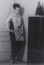Portrait photograph of Mrs. Rita Lydig, 1925 Jan. 29. Creator: Arnold Genthe.