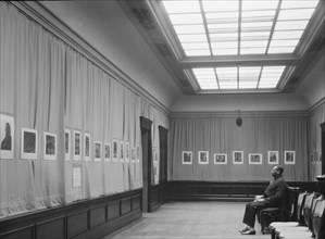 Exhibition of Arnold Genthe's photographs, between 1929 and 1942. Creator: Arnold Genthe.
