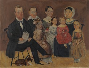 John J. Wagner Family Portrait, c. 1940. Creator: Archie Thompson.