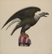 Pilot House Figure (Eagle), c. 1937. Creator: Vincent McPharlin.