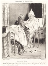 7 heures du matin, 1839. Creator: Honore Daumier.