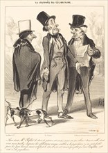 Sans doute M. Riflot le droit..., 1839. Creator: Honore Daumier.