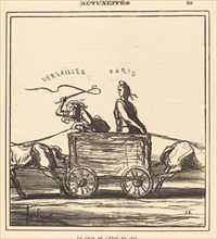 Le char de l'état en 1871, 1871. Creator: Honore Daumier.