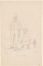 Mr. Way and Mr. Booth, 1862. Creator: James Wells Champney.