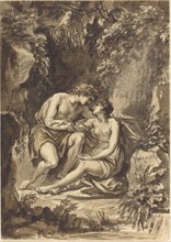 Angelica and Medoro. Creator: Giovanni Battista Cipriani.
