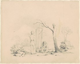 Boys with a Boat, c. 1830-1835. Creator: James Goodwyn Clonney.