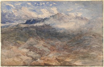 Mountain Heights, Cader Idris, c. 1850. Creators: David Cox, David Cox the elder.
