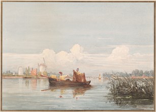 The Thames at Battersea, 1824. Creators: David Cox, David Cox the elder.