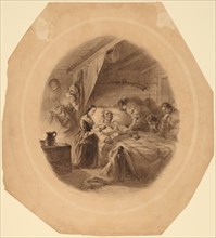 The Squatter's Death, 1859/1861. Creator: Felix Octavius Carr Darley.