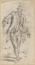 A Gentleman with a Walking Stick, early 1750s. Creator: Giovanni Battista Piranesi.