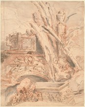 Grottesco with the Tomb of Nero, 1747. Creator: Giovanni Battista Piranesi.