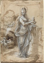 Mary Magdalene [recto], in or after 1524. Creator: Biagio Pupini.