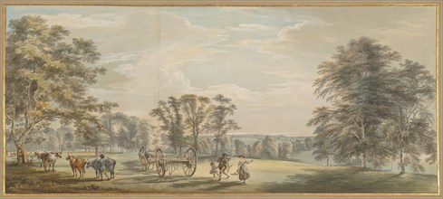Dawn in Luton Park, 1763/1765. Creator: Paul Sandby.