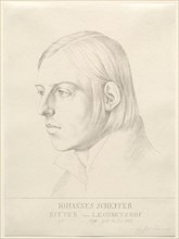 Johann Evangelist Scheffer von Leonhardshoff, c. 1822. Creator: Julius Schnorr von Carolsfeld.