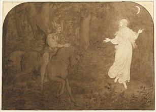 The Apparition in the Forest, 1823. Creator: Moritz von Schwind.