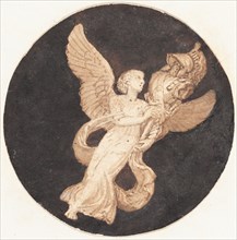 Vignette for a Title Page: "Winged Victory". Creator: Thomas Stothard.
