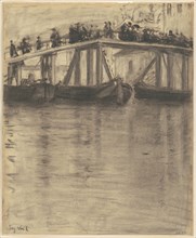Venetian Bridge, c. 1900-1920. Creator: Eugene Laurent Vail.