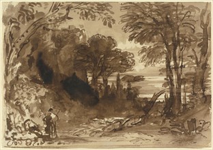 A Clearing in a Forest, late 1830s. Creator: John Varley I.