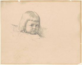 Study for "Portrait of Esther Haydin", 1886. Creator: Robert William Vonnoh.