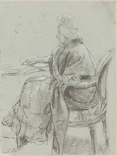 Study of an Elderly Woman for "Disobedience Discovered", c. 1797. Creator: James Ward.